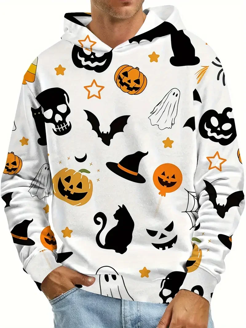 مضحك هالوين موضة اليقطين ثلاثية الأبعاد الجرافيك هوديس البلوز الرجال النساء البلوز الهيب هوب كول هوديس ملابس الشارع عادية هودي