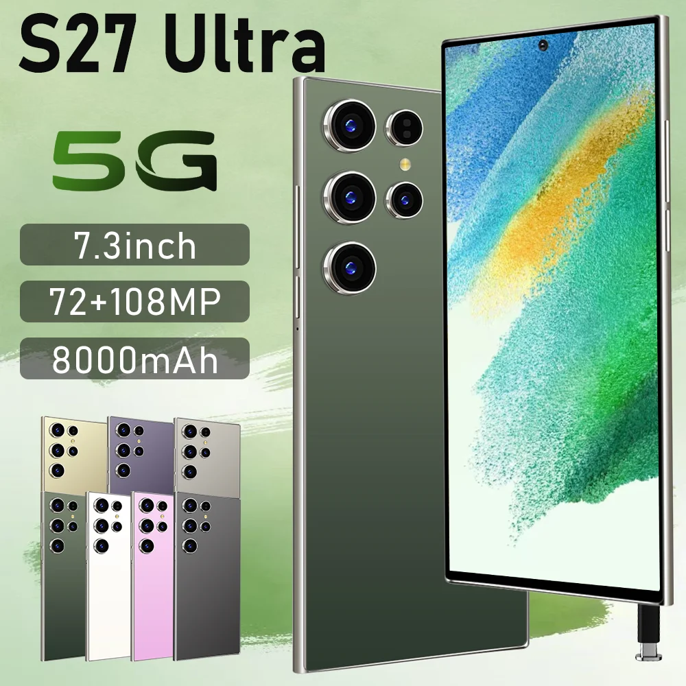 

NEW High-definition mobile phone film is used for S27 Ultra Mobile accessories 7.3inch Android Anti-drop protection Original