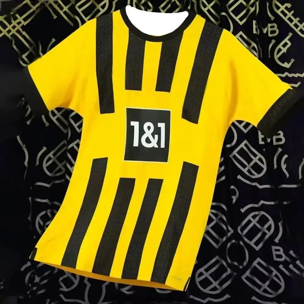 New Fans T Shirt Player Youth Outdoor Sports Football T Shirt Borussia Dortmund Classic Training Uniform Sweat shirt Jersey