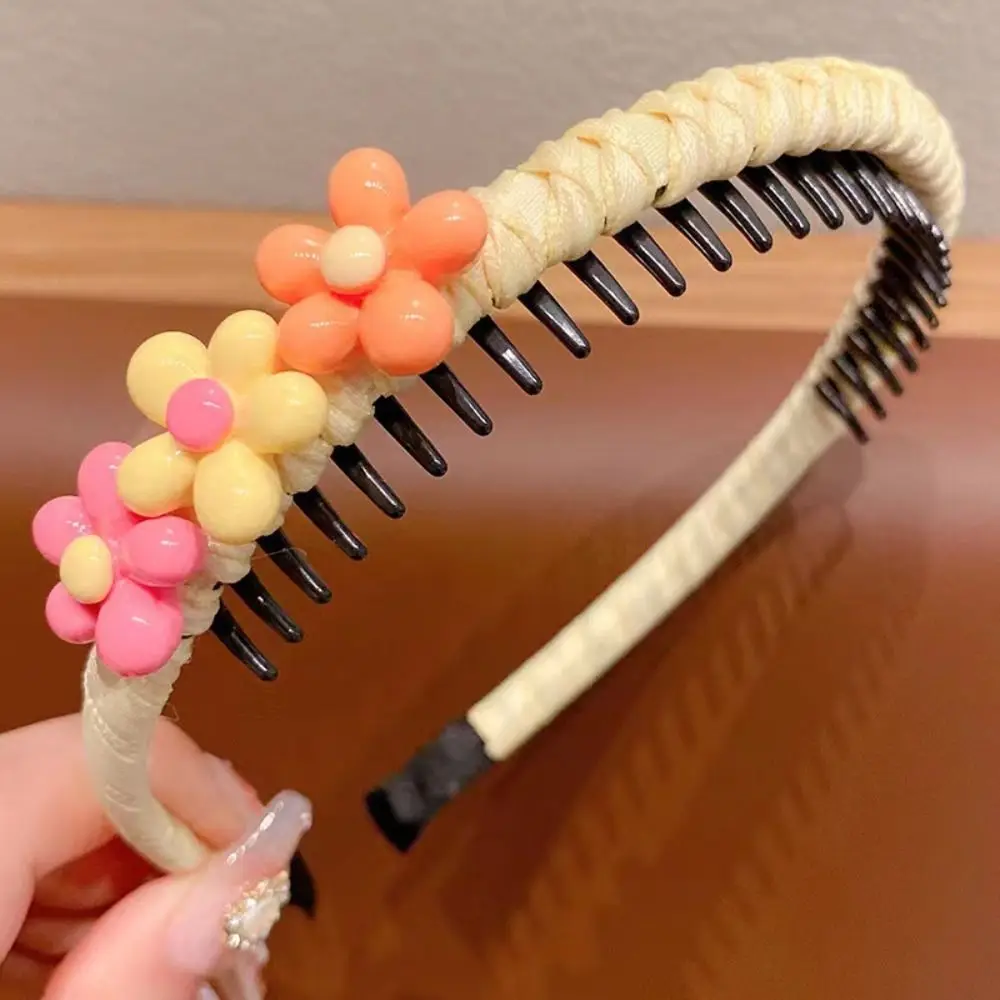 

Sweet Love Hear Children Teethed Hair Hoop Flower Floral Korean Hair Band Gift