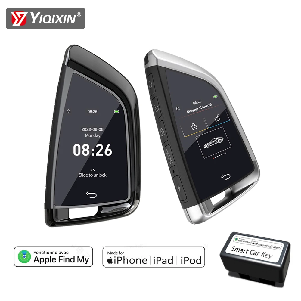 

Экран ЖК-дисплея, автомобильный ключ для BMW Mercedes Benz Audi Kia Toyota Hyundai Lexus Porsche, универсальный пульт дистанционного управления, умный удобный вход