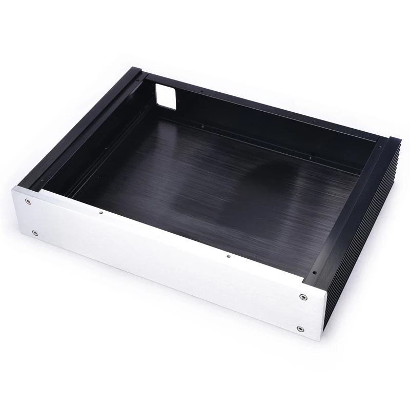 

KYYSLB 340*62*248 All Aluminum Amplifier Chassis Diy Box Enclosure Shell 3406S Power Sound Audio Amplificador Case