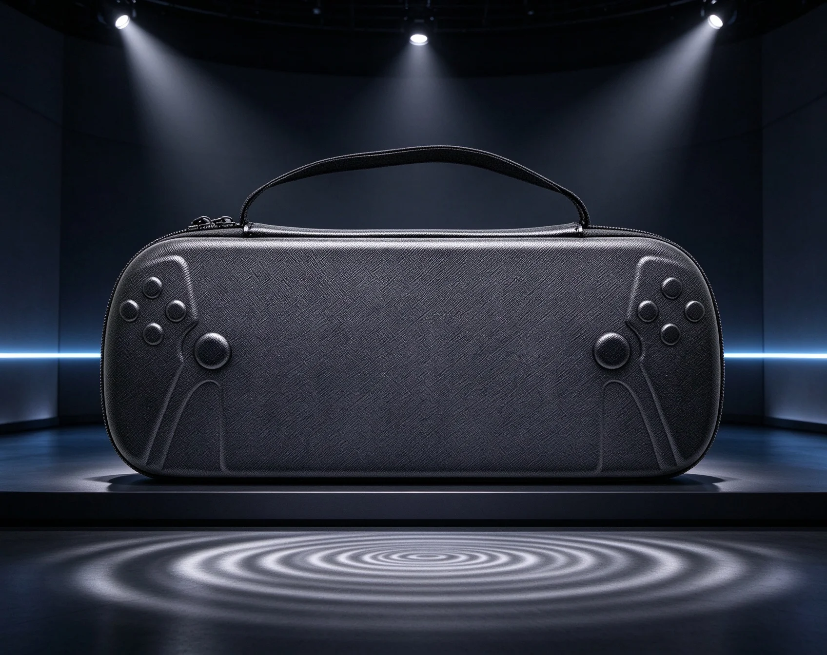 Storage Bag For Sony (PlayStation Portal) Molded inner contour matches the outline of the handheld player and avoids surface
