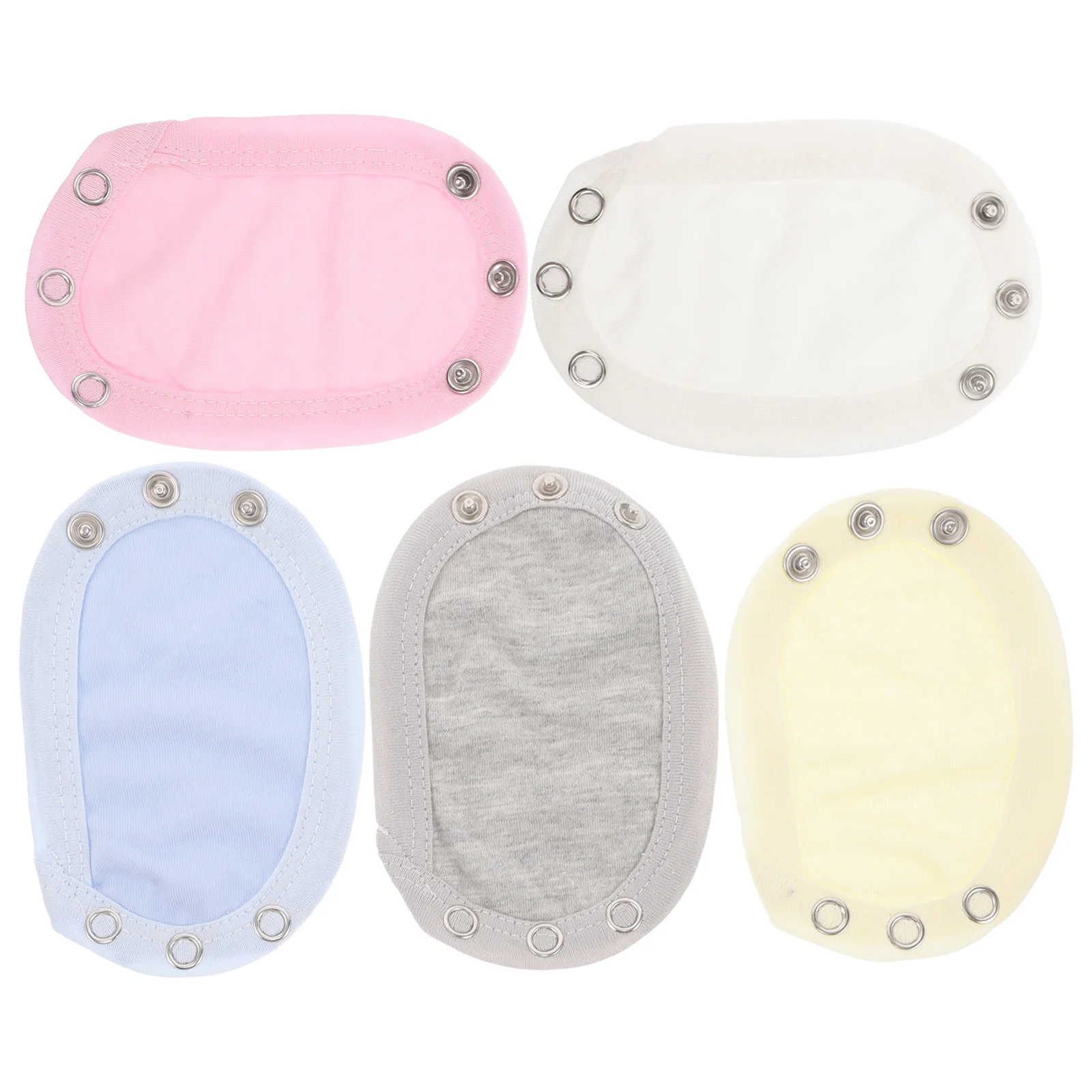 

10pcs Baby Bodysuit Extender Snap Jumpsuit Lengthening Piece Soft Cotton Onesie Extender For Infant Toddler Diaper Change