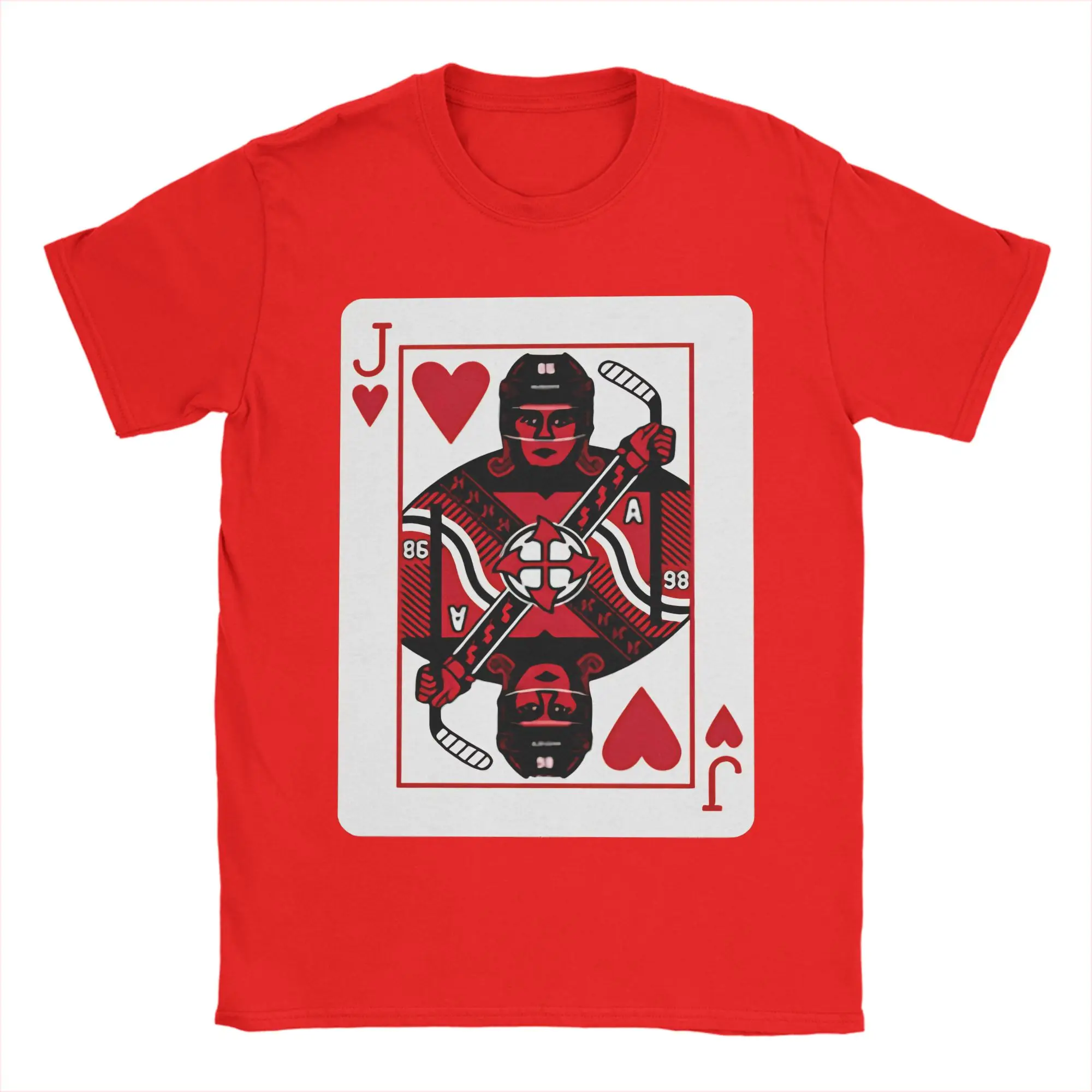 

Men Jack Hughes Jack Of Hearts T Shirt Pure Cotton Tops Leisure Short Sleeve O Neck Tees Gift Idea T-Shirt