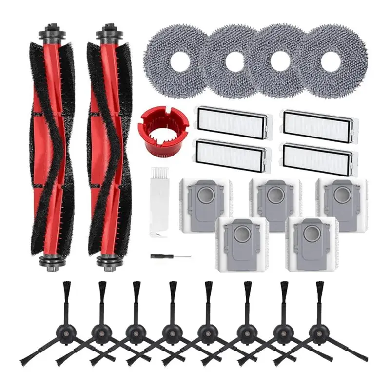

~Top Rated Cleaning Robot Cleaning Kit For Roborock Q Revo Accessory Kit, Including Main Brush,Mop Pad,Side Brush,Filter Hepa, E