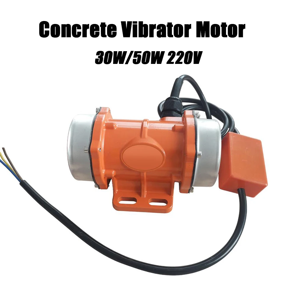 

Electric Vibrator Motor 30W/50W 220V Adjustable Brushless Vibration Motor for Filter Food Grain Construction Concrete