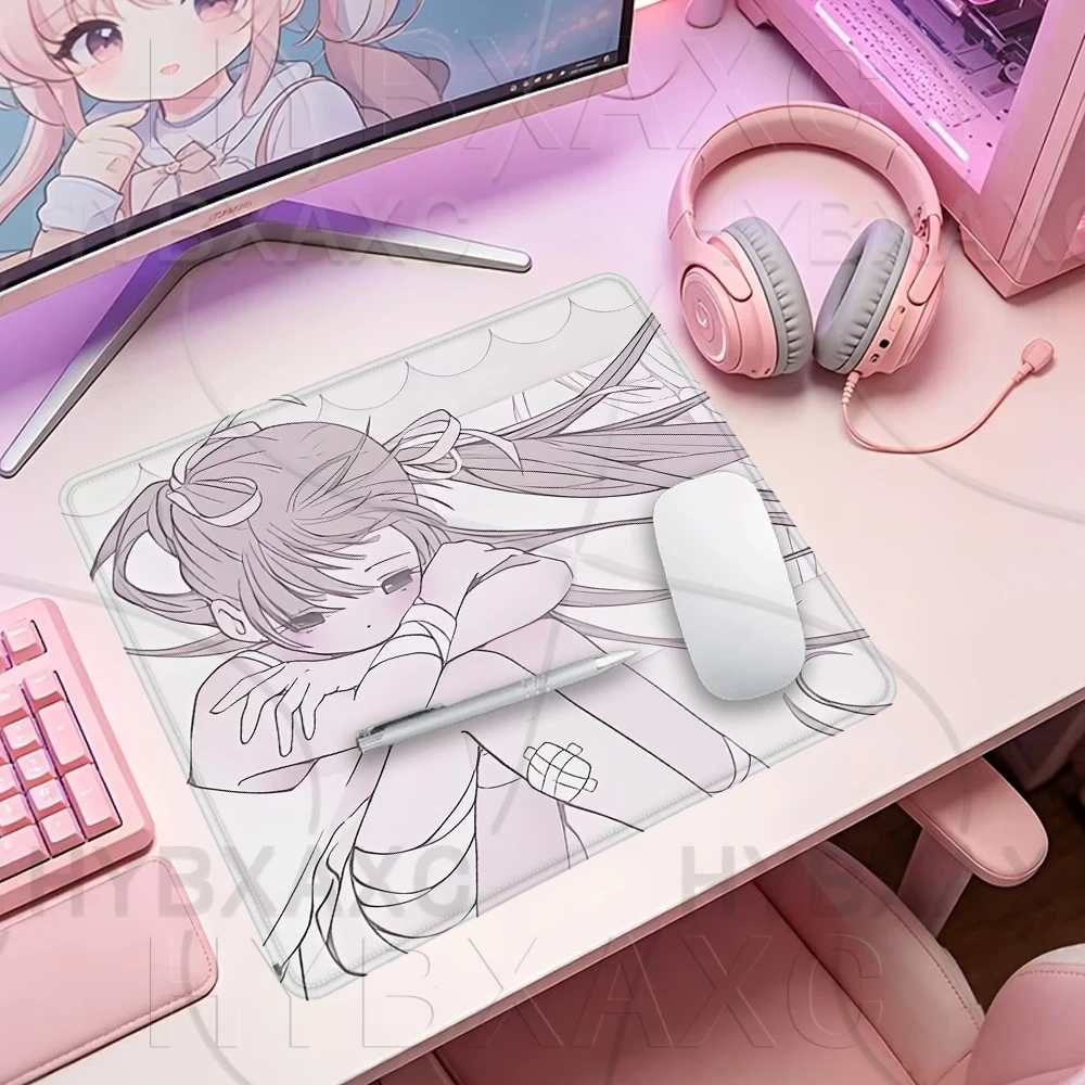 Multiplication Table Mat - Tappetino per Mouse Y2k Rosa Anime