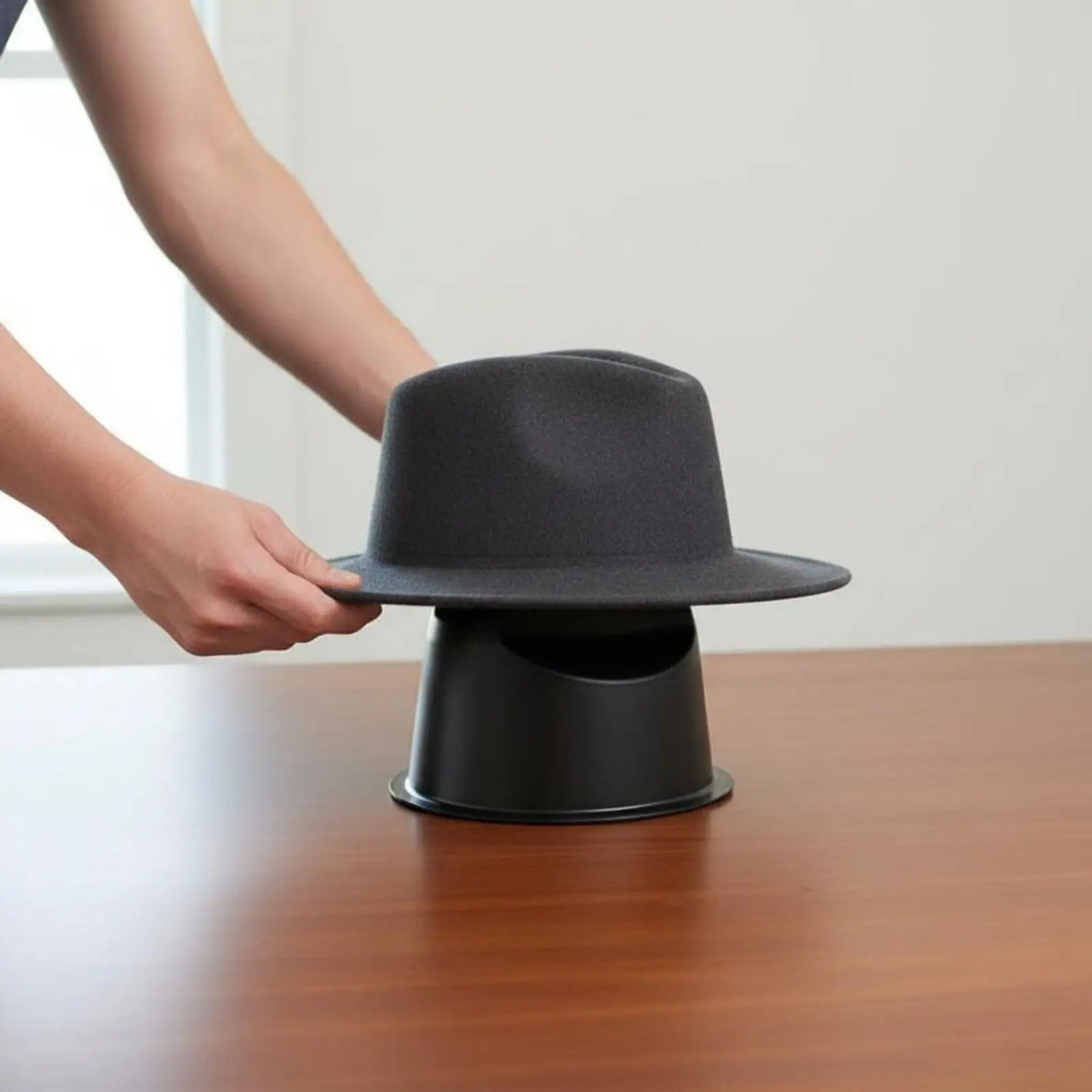 Durable Plastic Hat Stand Thick Structure Hat Hanger for Home Hat Storage Organization and Display view 2