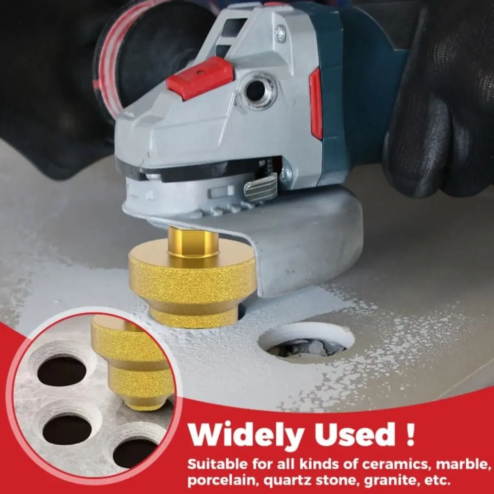 

Multi Size Adamas Chamfer Drill Bit Tapered Cone Multi Layer Brazed Pagoda Drill Bit Integrated Bit Edge Trimming Step Drill Bit