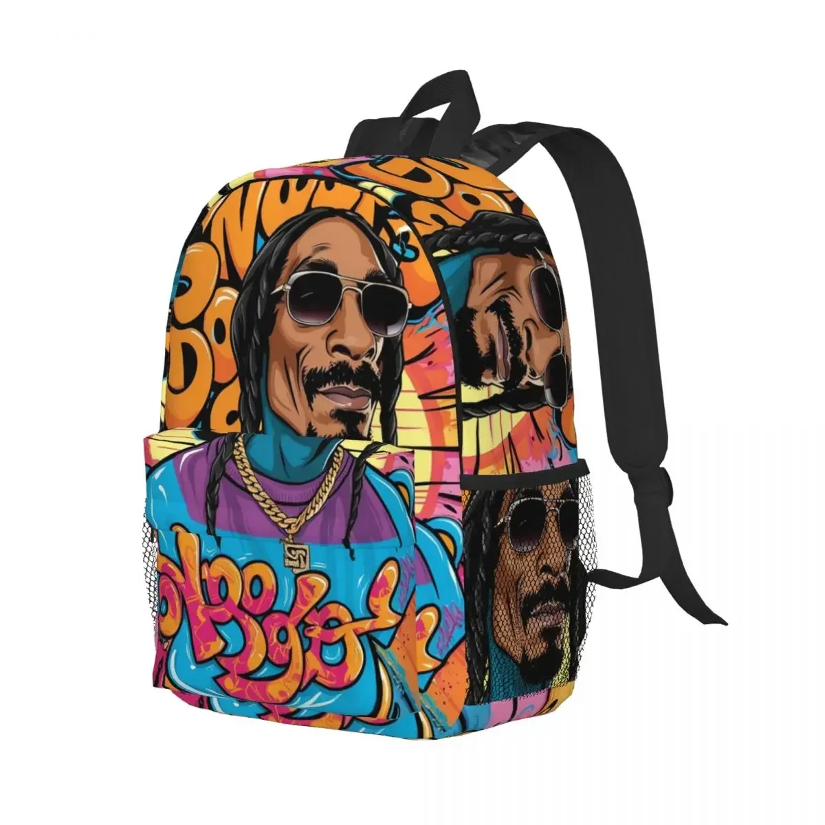 

Музыкальный рюкзак в стиле Snoop Dogg Doggy, студенческая сумка для книг для мальчиков и девочек, детская школьная сумка, компьютерные сумки на плечо для мужчин и женщин