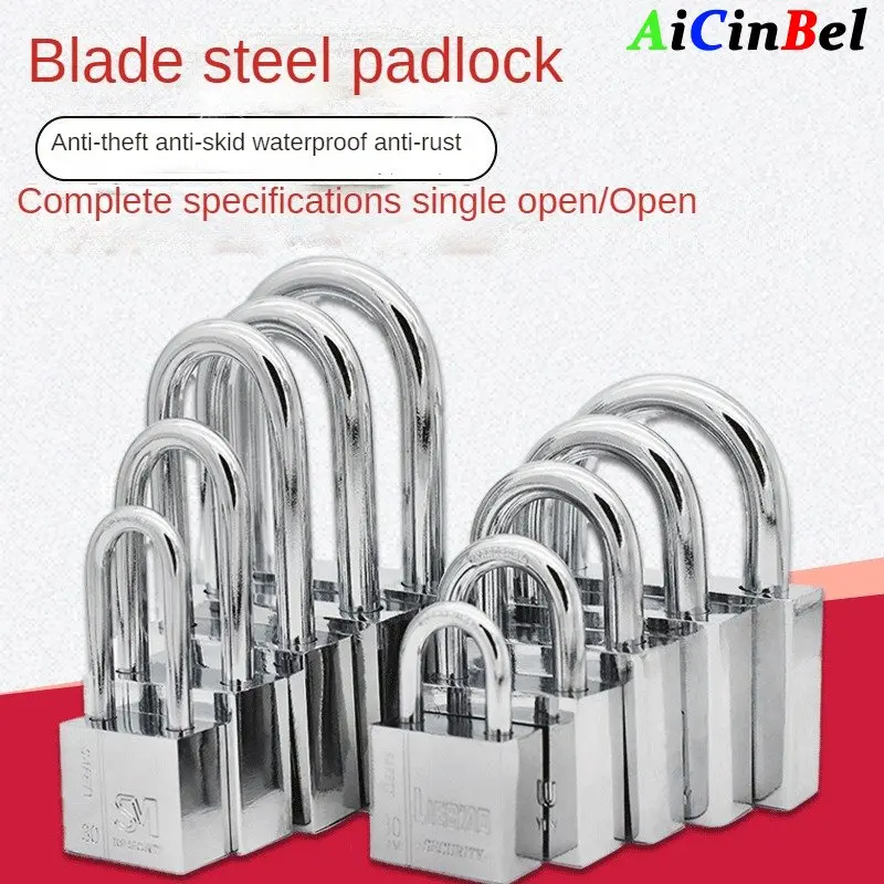 Full Metal Padlock Lock Small Locks Door Locks Stainless Steel Anti-Theft padlock 30mm 40mm 50MM 60MM 70MM Drawer Cabinet Lock