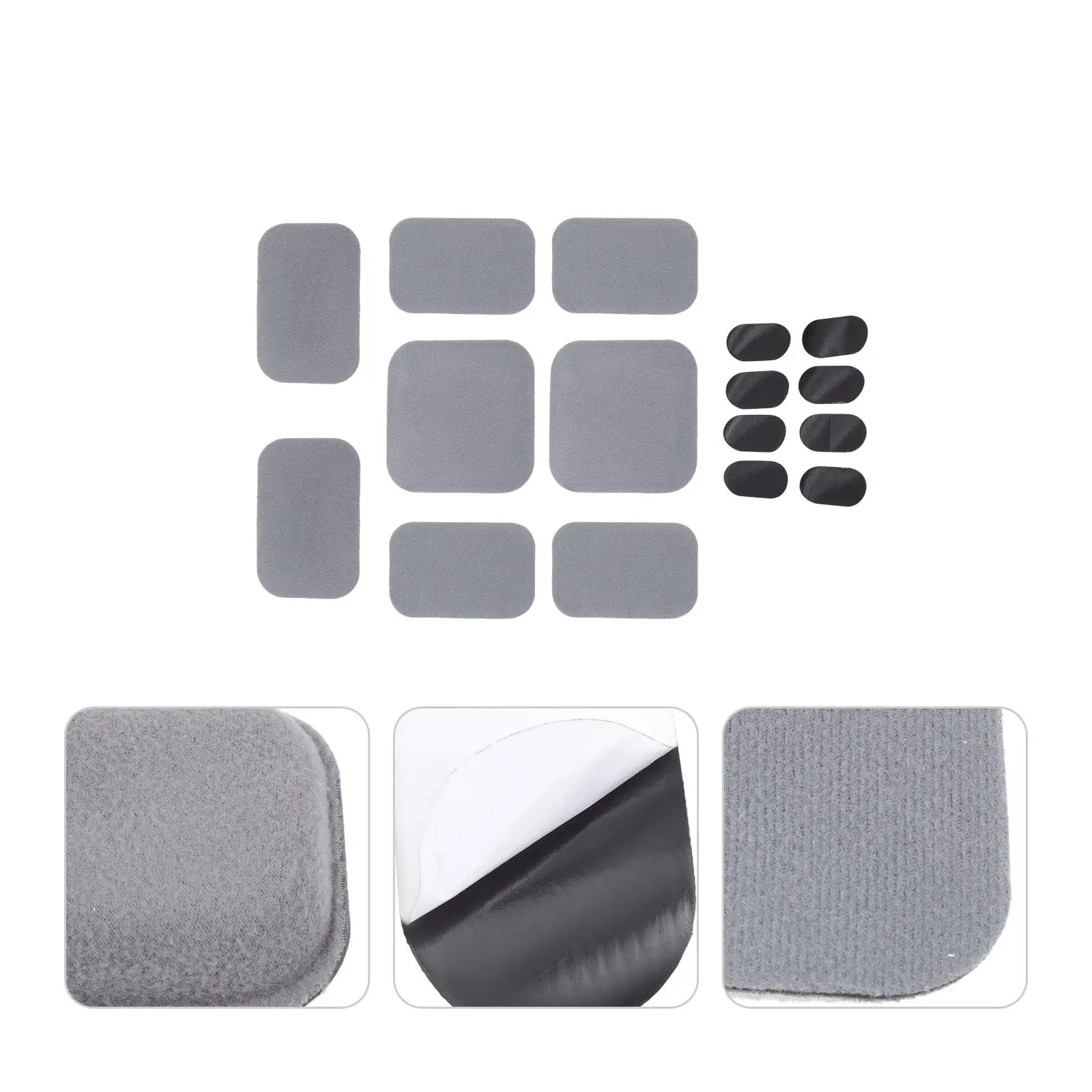 

8Pcs Lining Pad Simple Design Lightweight Breathable Comfort Absorption Pads for Bike Riding Motorcycle Protective