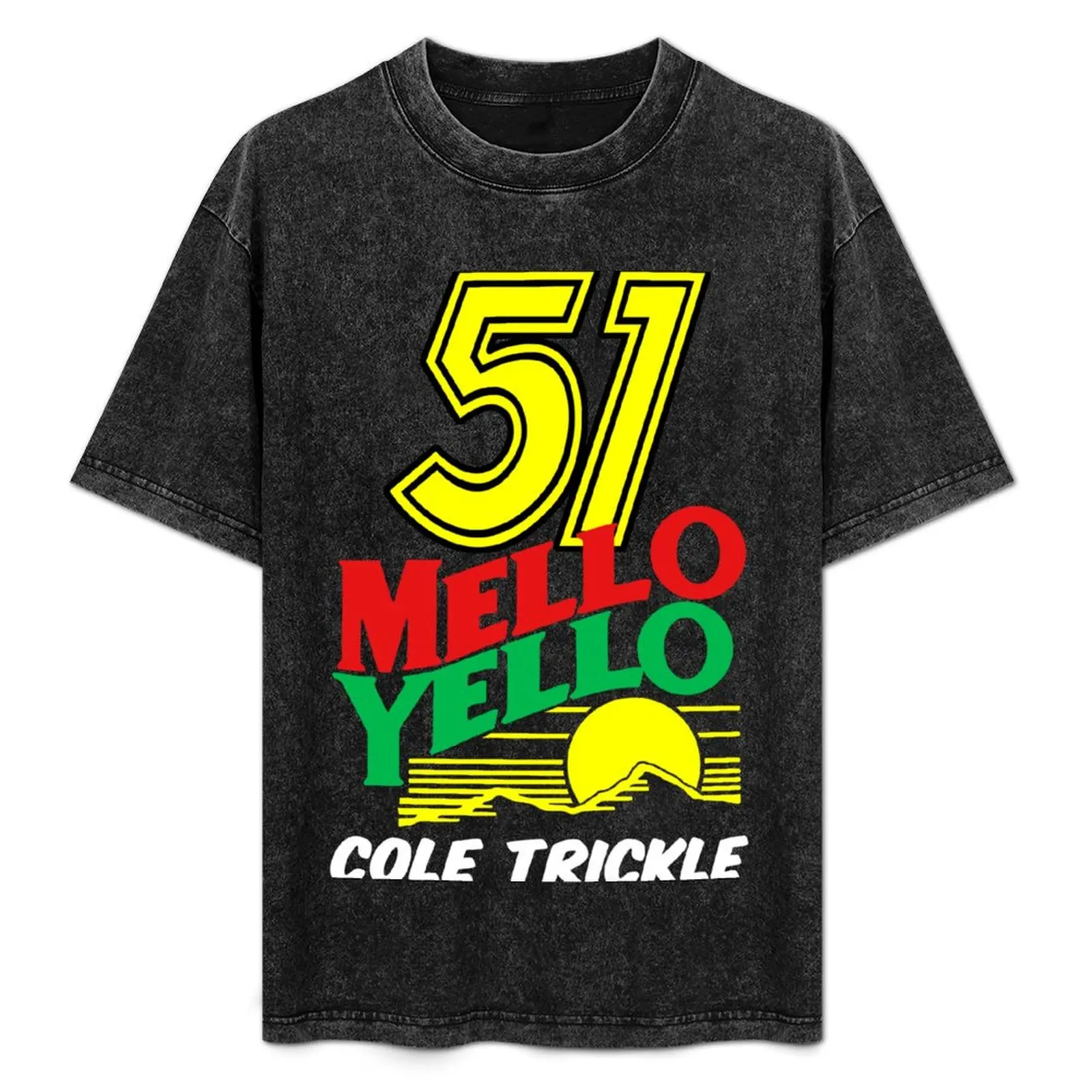 

51 Mello Yello Cole Trickle Days of Thunder T-Shirt plus size clothes summer clothes vintage sweat sweat shirts, men