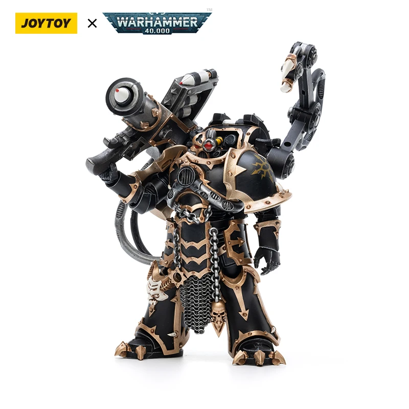 JOYTOY Warhammer 40k 1/18 Action Figures Mecha Model 13.7cm Black Legion Havocs Marine 05  Collection Model Toys Official Store