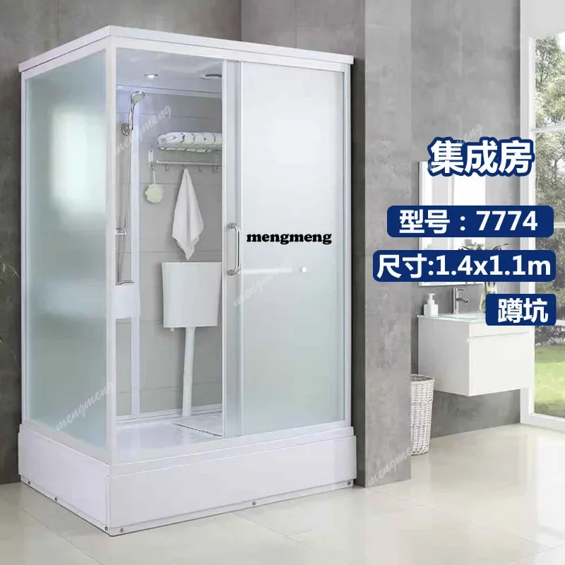 10  Integral bathroom Shower room Integrated household shower room Partition bath Integrated bathroom Mobile toilet