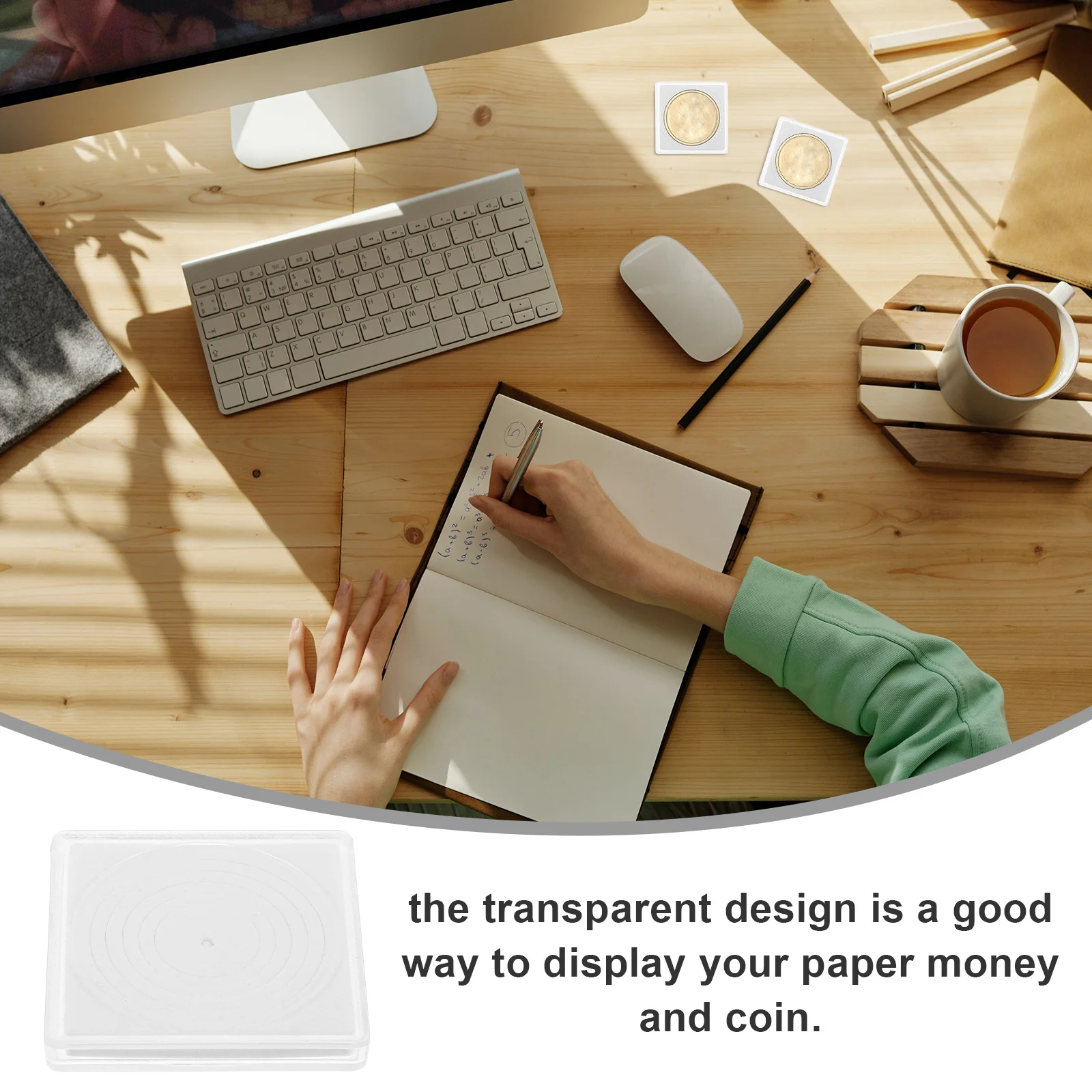 

10pcs Coin Storage Box Transparent Plastic Holder For Collectors Case Coin Organizer Capsules Container