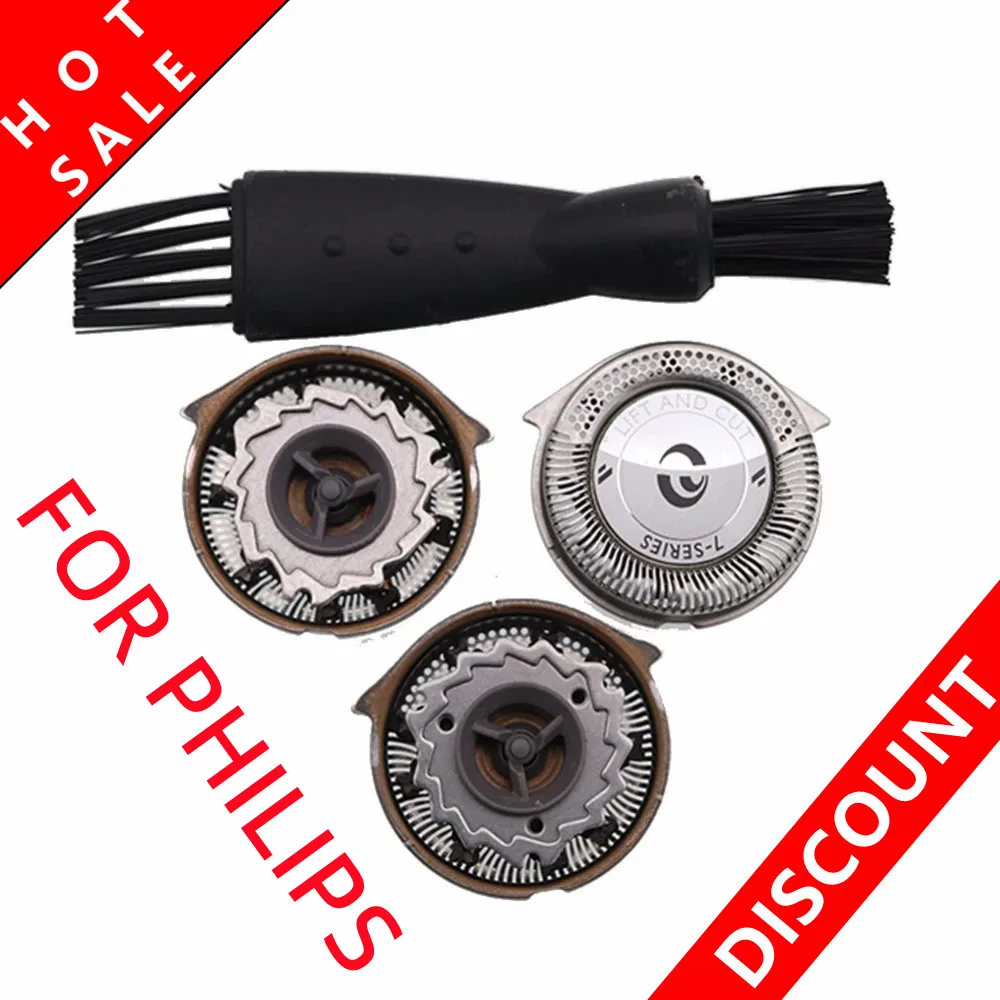3 шт., сменные головки для бритвы Philips HQ6870 HQ6867 HQ6865 HQ6852 HQ6851 HQ6850 HQ6848