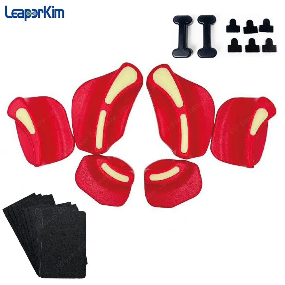 LeaperKim Veteran Lynx Electric Wheel Power Pad LeaperKim Veteran Lynx Leg Pads Red Orange Yellow Black for Veteran LYNX EUC