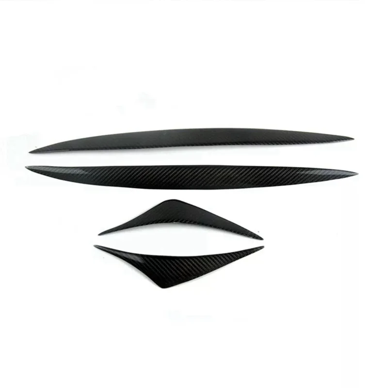

Carbon Fiber Eyebrows Lids Headlight Molding Trim Cover For Hyundai ROHENS-Coupe 2008-2011