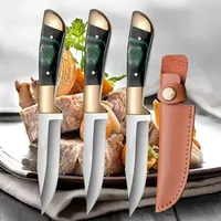 1pc Kitchen boning knife EDC portable knife, fixed blade, sharp fruit knife for lamb chop knife, barbecue knife