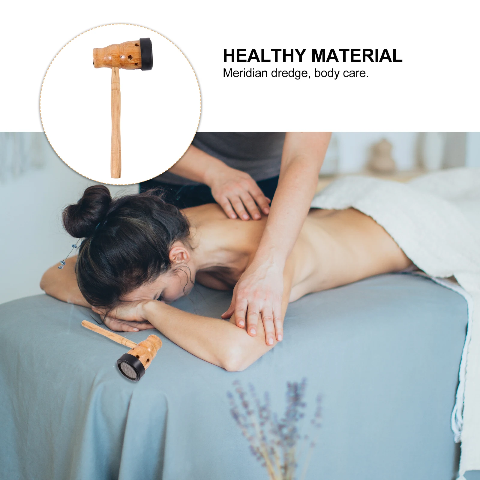 

1Pc Durable Wooden Moxibustion Tool Creative Handheld Moxa Box Massage Helper