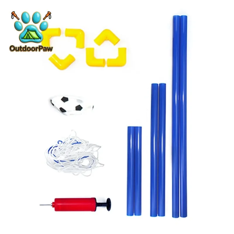 1PC Indoor Mini Folding Soccer Goal Net Plastic Football Post Frame Set Inflatable Kids Sport Toys For Indoor Outdoor Team Games