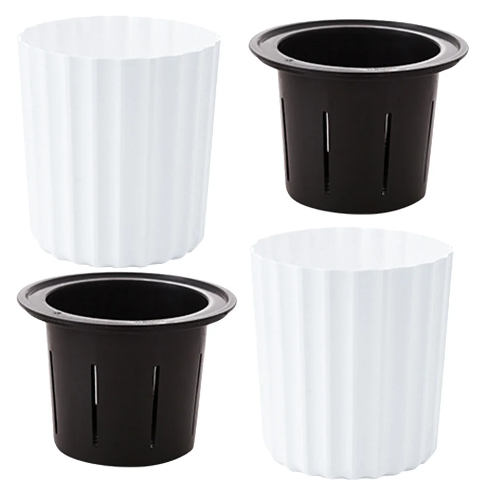 2개 세트 자동 급수 화분 플라스틱 바이올렛 화분 내구성 파손 방지 식물용 자동 급수 화분 가정용 화분