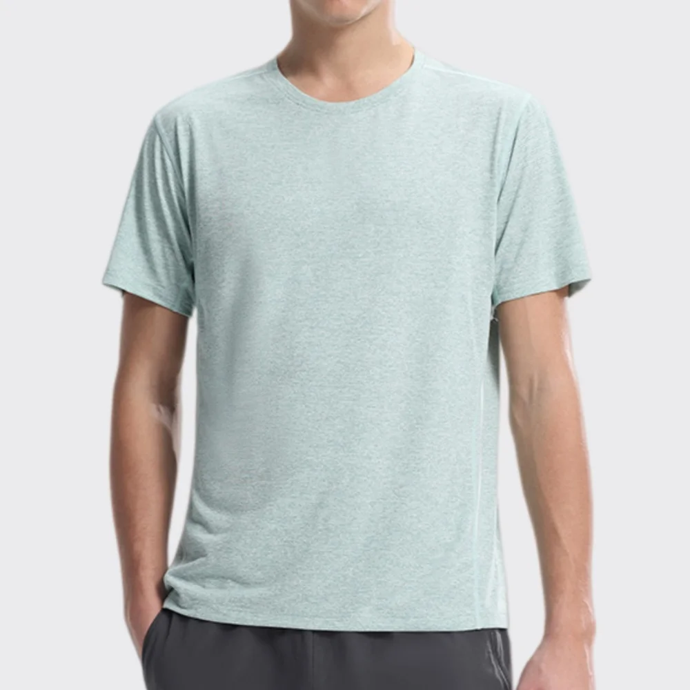 Camiseta deportiva para correr para hombre, ropa deportiva transpirable de secado rápido, camisetas deportivas elásticas de manga corta para gimnasio, ropa deportiva para entrenamiento físico