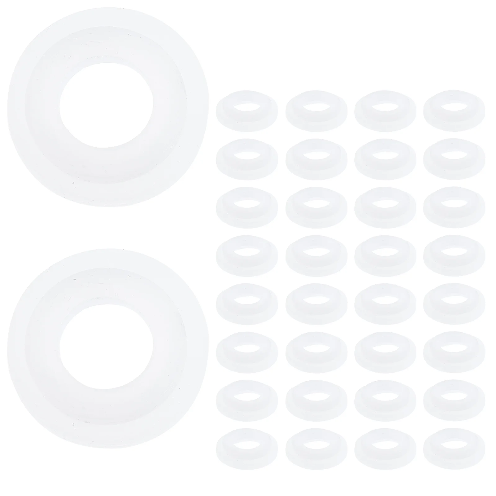 

1 Set 1/2 Inch 3/4 Inch Silicone Sealing Washer O Ring Kit For Appliance Resistant Gasket Replacement Household O
