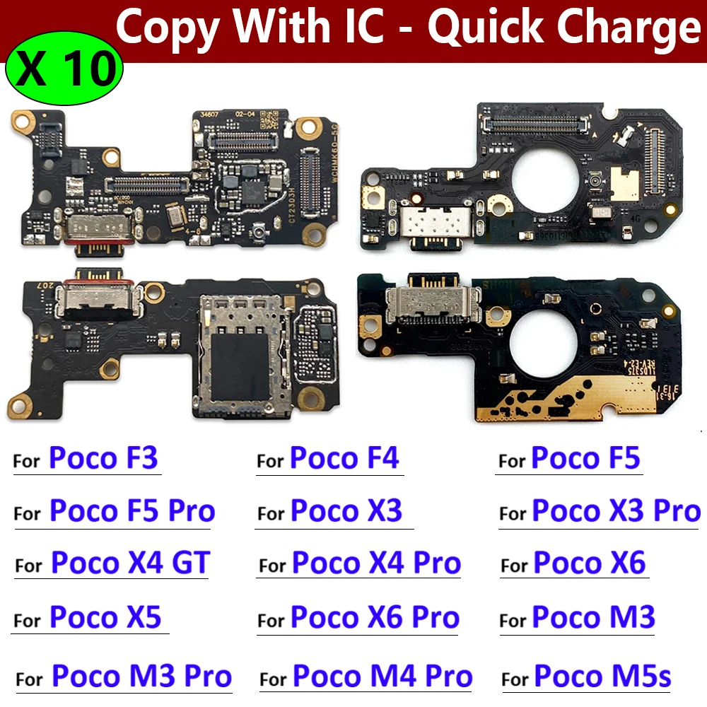 20Pcs, USB Charging Port Micro Dock Connector Board Flex Cable For Motorola Moto F3 F4 F5 X3 X4 X5 X6 M3 M4 M5 M5s Pro 4G 5G GT