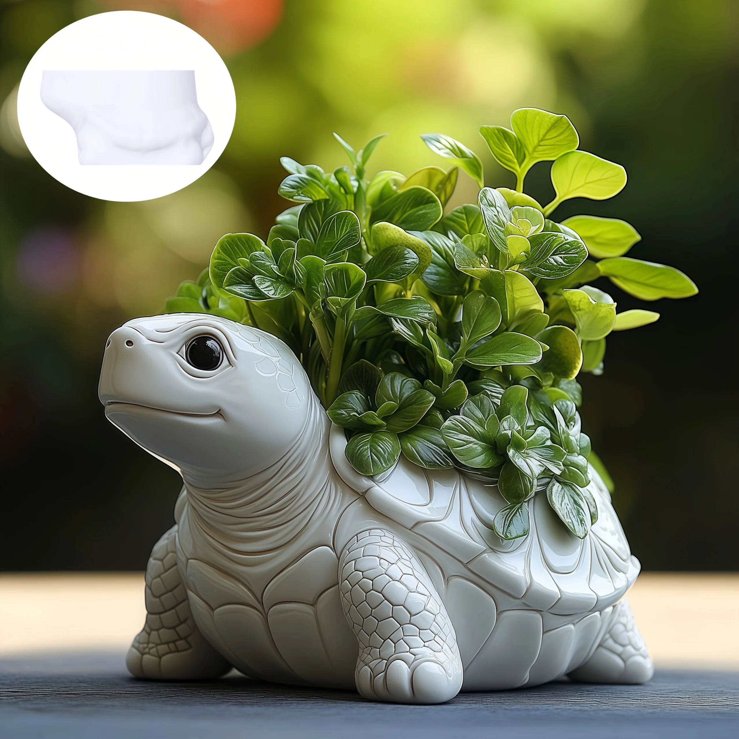 

Cute turtle succulent plant flowerpot resin silicone mold turtle storage box cement mould tortoise candle cup gypsum molds