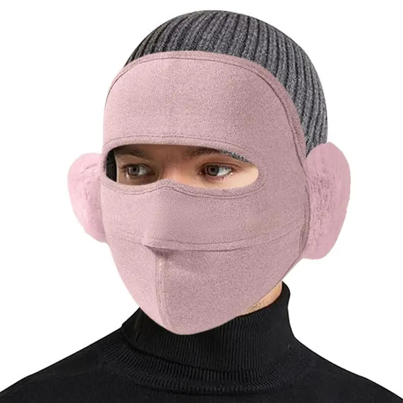 Winter Face Cover Ear Protection Motorcycle Cold Weather Ski Face Cover Winter Face Covering Windproof Face Cover Breathable For