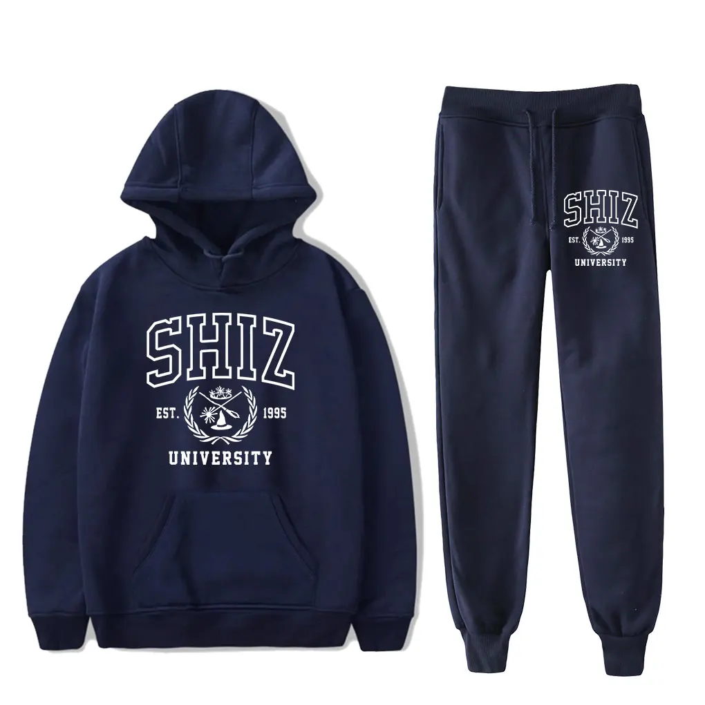 Shiz University hooded suits  Changed For Good hooded  Wicked  hooded Jogger Pants Sweatshirts+Sweatpants Women Men's Set