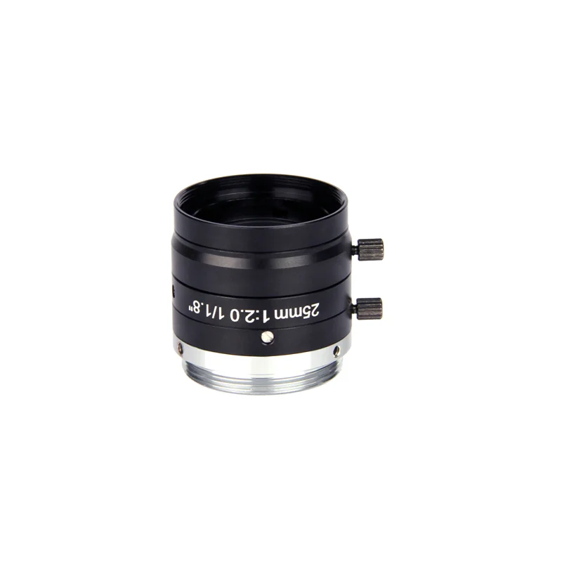 25mm F2.0 5MP FA 1/1.8" Fixed Focus C-mount camera Lens for industry inspection