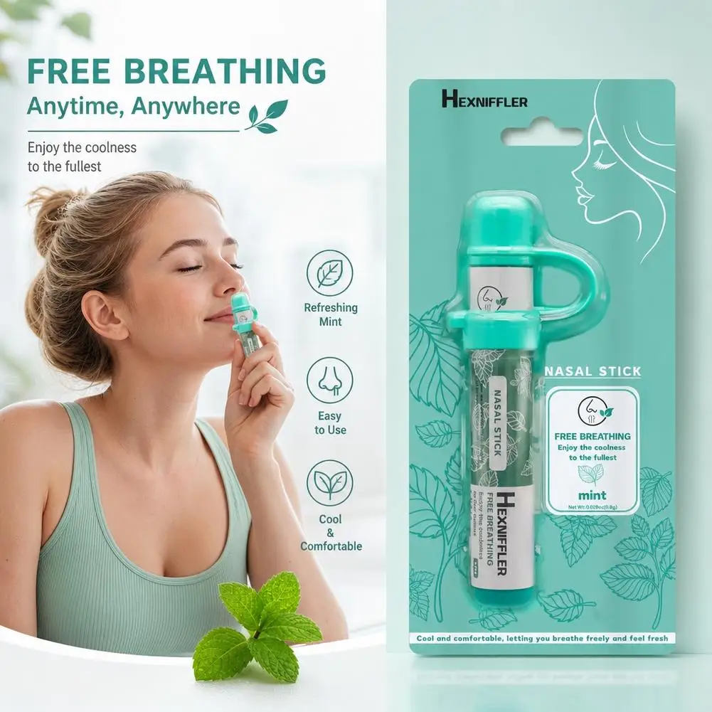 Multi Flavor Refreshing Plant Aroma Inhaler Stick Cool Scent Nasal Inhaler LongLasting Fresh Fragrance Refreshing Scent Stick