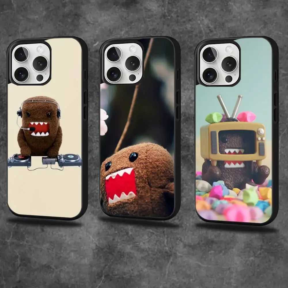 

Cute Domo-kun Phone Case For iPhone 16,15,14,13,12,11,Pro,Max,Plus,Mini,SE4,E Magnetic Magsafe Wireless Charging