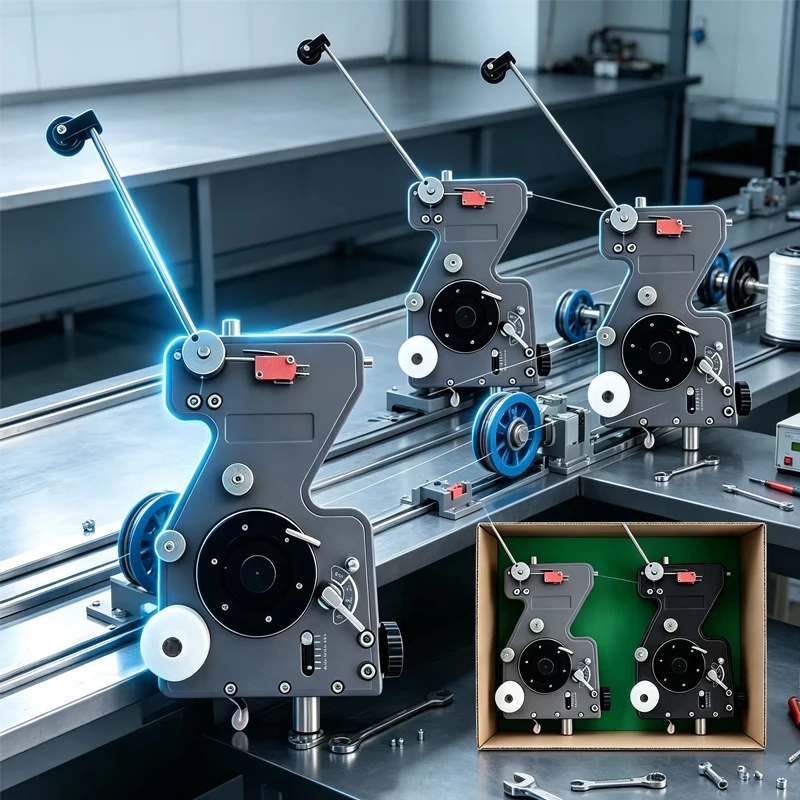 Wire Diameter 2.0mm TCLLL 1.2mm TCLL 0.6mm TCL Coil Winding Machine Use Tensioner Cable Damping Tension Controller For Winder
