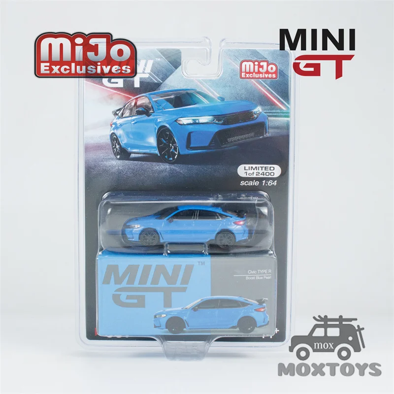 MINI GT Mijo 1:64 TYPE R Blue Pearl 2023 Diecast Model Car