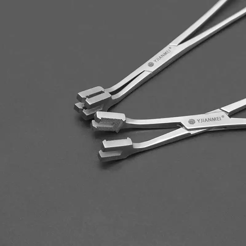 Pinzas para sujetar placas de huesos, pinzas de reinicio, instrumentos ortopédicos para mascotas, pinzas para sujetar placas de huesos, pinzas para sujetar huesos, huesos