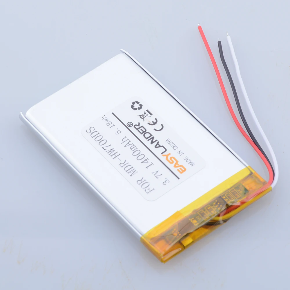 3.7V 1400mAh LIS1494HNPPC MP3 Battery For SONY NWZ-F800 NWZ-F805 NWZ-F806 NWZ-A16 NWZ-A17 MDR-HW700DS