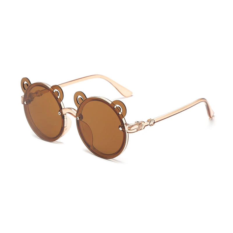 New Children\'s Sunglasses Anti-uv Fashion Sunglasses Baby Boy And Girl Sunglasses Cartoon Bear