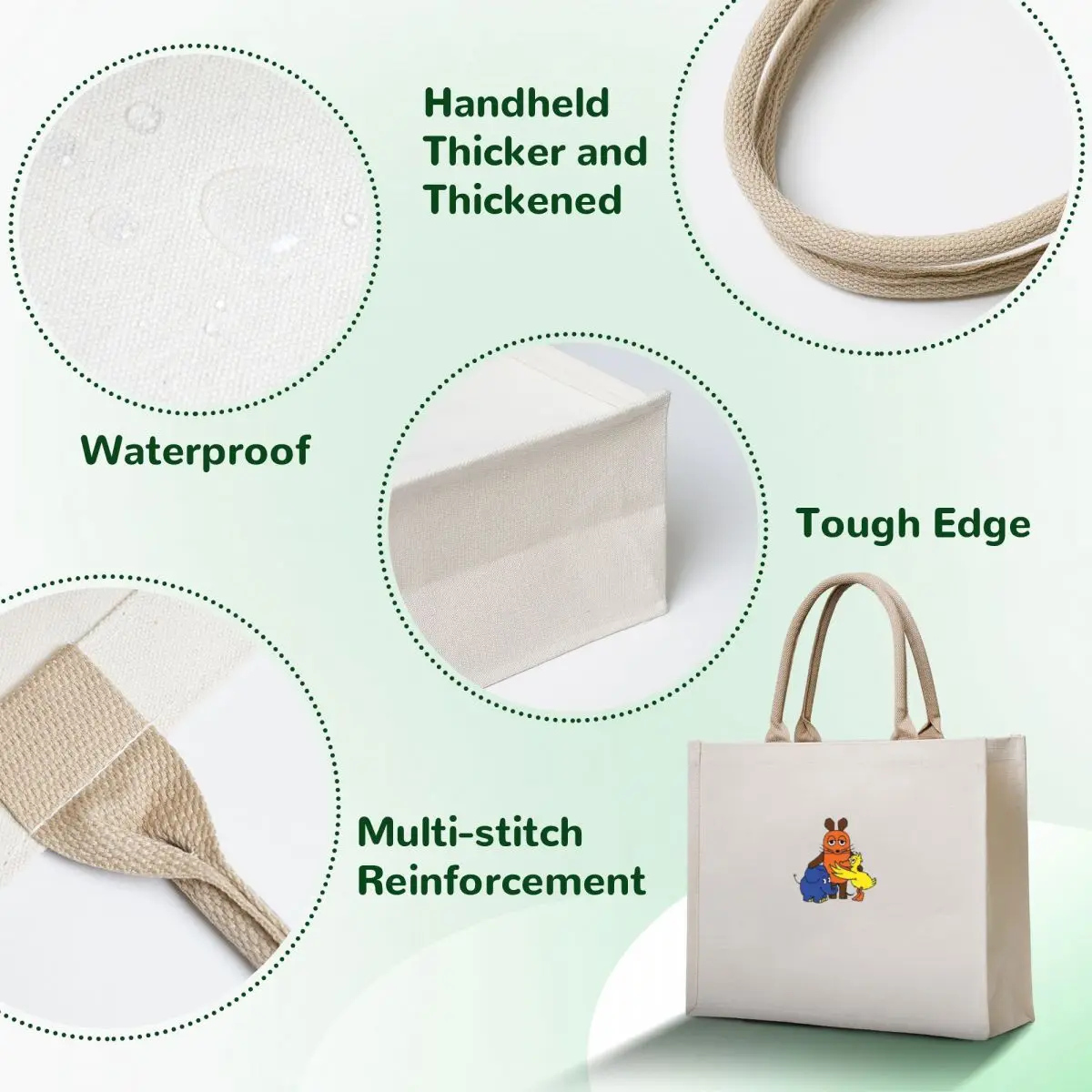 Sendung mit der Maus / Elephant / German tv Tote Bag tote bag canvas shopping cart bags Handbags women