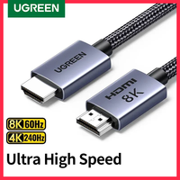 UGREEN HDMI Cable 8K/60Hz for PS5 Xiaomi TV Box Ultra High Speed Certified 8K@60Hz Cable 48Gbps Dolby Vision HDCP2.3