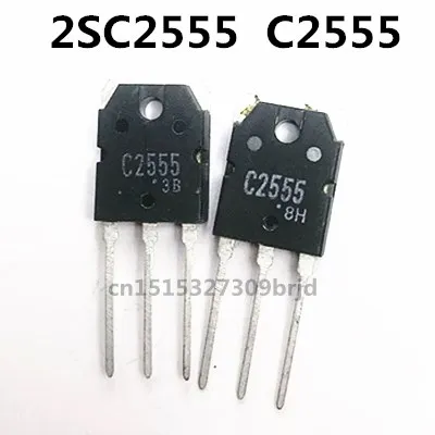 Original 2PCS/  2SC2555  C2555 TO-3P 8A500V