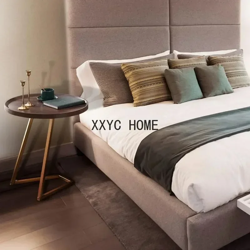 

Кофейный столик TAO Nordic Home, маленький круглый приставной столик для дивана, съемный, для балкона, спальни, прикроватный, для съемной квартиры, для гостиной