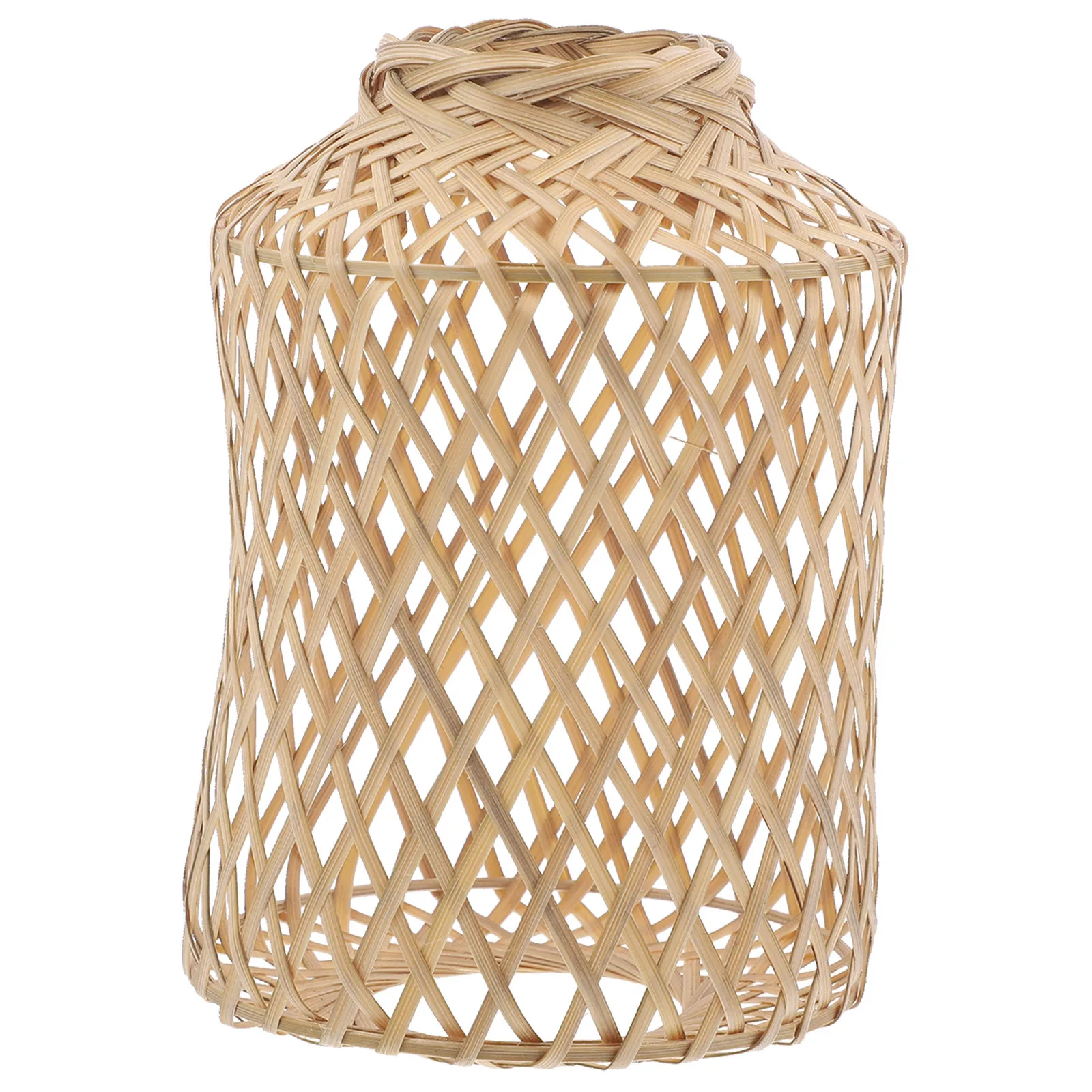 

Rustic Woven Lamp Shade Bamboo Pendant Light Cover Decorative Ceiling Light Replacement for Home Office Study Warm Glow