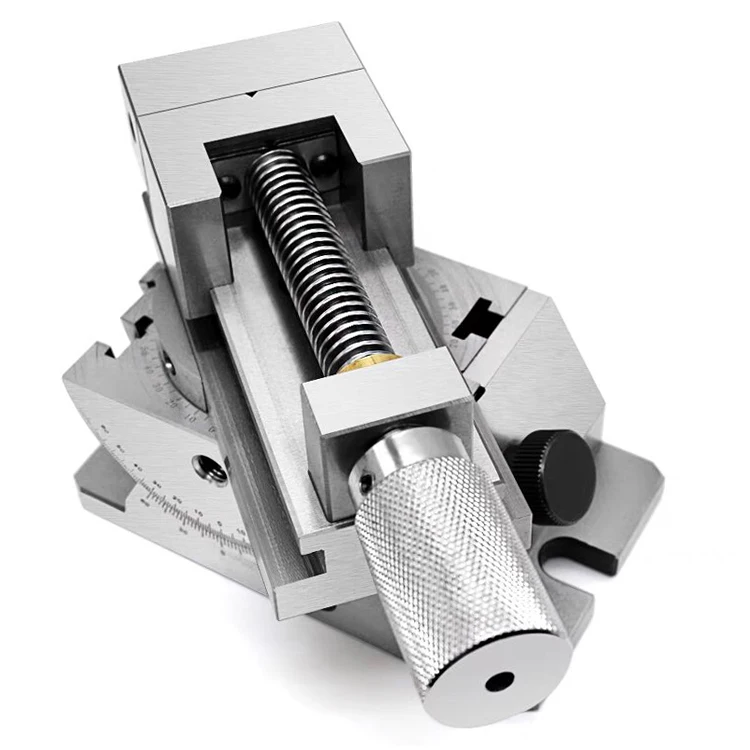 

Precision CNC Lathe Milling Machine Tool Holder, Universal Angle Vise Vice Hydraulic/Manual Drive, CHM80 CHM120