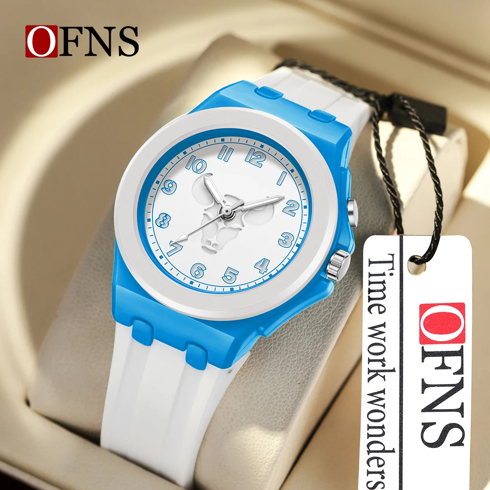 OFNS New 6106 Fashion Student Quartz Watch with Twelve Constellation Pattern Waterproof Night Light Student Quartz Watch 2025