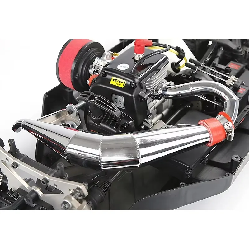 ROFUN WLT 2024 4WD CNC هيكل معدني معدني RTR بنزين يعمل بالطاقة 36CC محرك 2.4Ghz التحكم عن بعد نيترو غاز مركبة يتم التحكم بها عن بُعد 1:5 #5